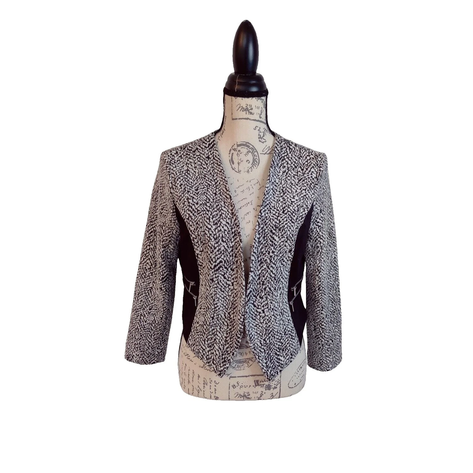 Animal print Blazers de negocios para De mujer