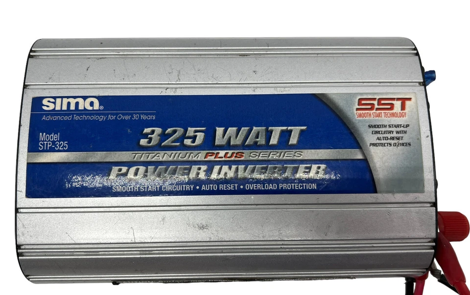 Sima STP-325 Dual-Outlet Power Inverter Automotive Car - Image 2 of 4