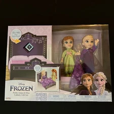 NIB Disney Frozen 2 Petite Anna & Elsa Lullaby Gift Set Doll Toy