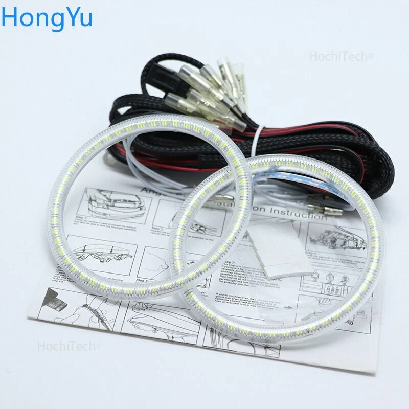 Para Alfa Romeo Mito 2008-15 Smd LED Ojos de Ángel Kit Halo Anillo Faro Ojo de Ángel Foto 2 de 4