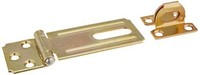 National Hardware V30 3-1/4 Safety Hasp In Brass, New, Free Shipping on sale National Hardware V30 3-1/4 Safety Hasp In Brass, New, Free Shipping on sale