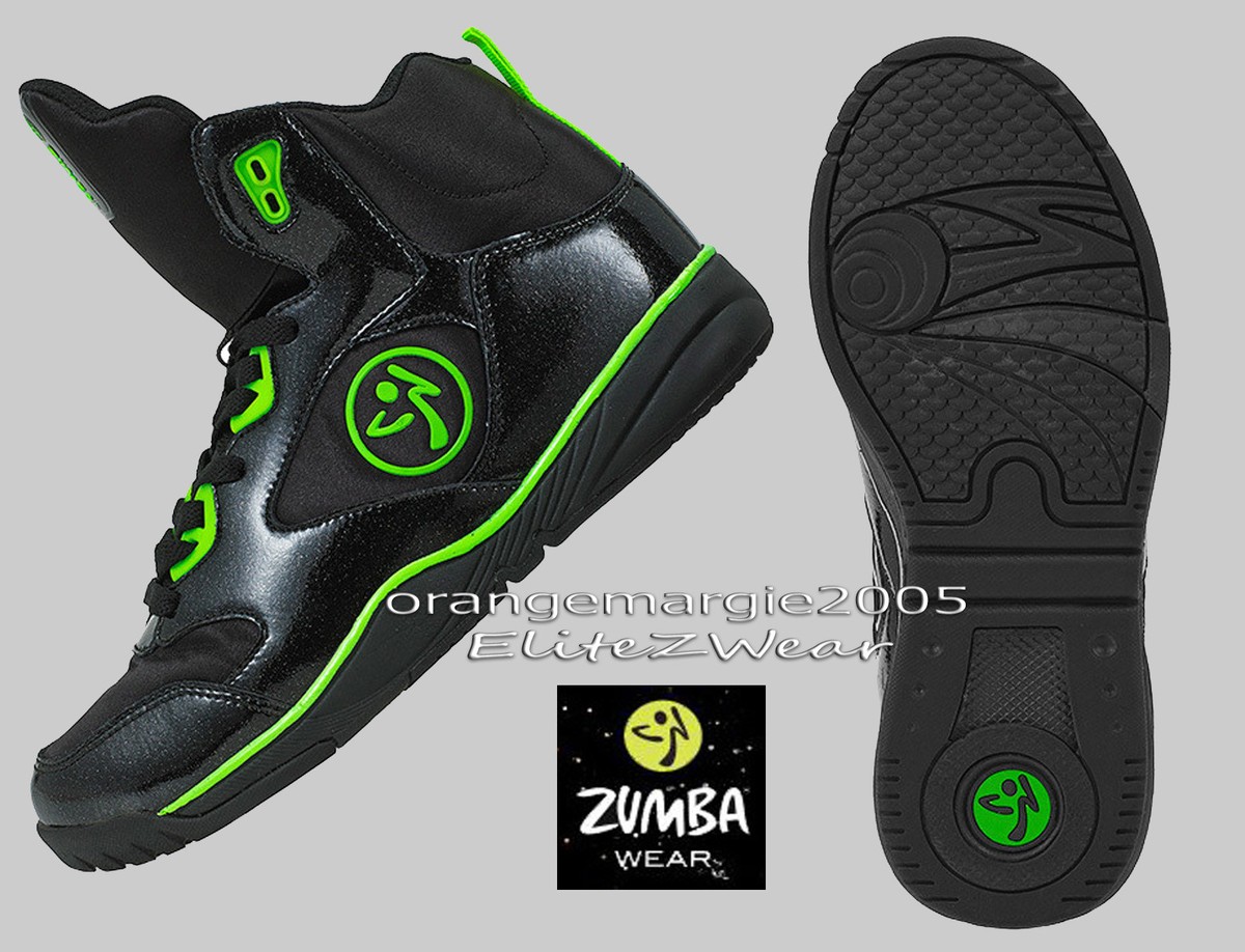 ZUMBA HIGH TOP SHOES TRAINERS SNEAKERS Max Impact w Z Slide Zumba's Top  Line!