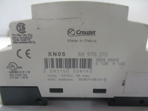 Crouzet XN05 88970270 Ethernet protocol TCP/IP Modbus extension NIB - Picture 2 of 4