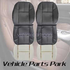 Both Side Bottom Top Seat Cover Foam Pad Black For 2009 2010 Chevy Suburban