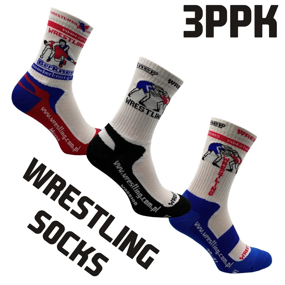 Ringersocken BERKNER 3PPK Training Unisex Cotton Wrestling Socks Sports Socks