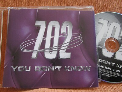 702   You Don't Know (Radio Edit) Motown 70200-2 Promo CD Single