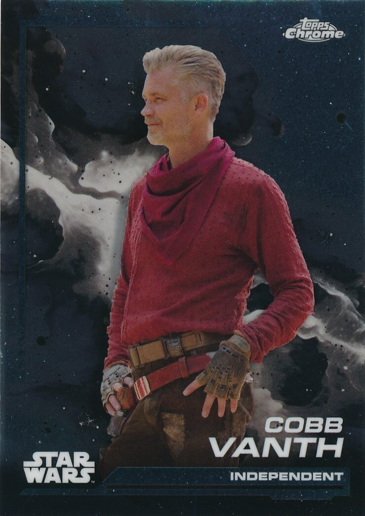 32 COBB VANTH 2024 Topps Chrome Star Wars TIMOTHY OLYPHANT BOOK OF 