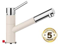 Blanco Kano-S Softweiß/Chrom - 527 655 Niederdruckarmatur KüChenarmatur