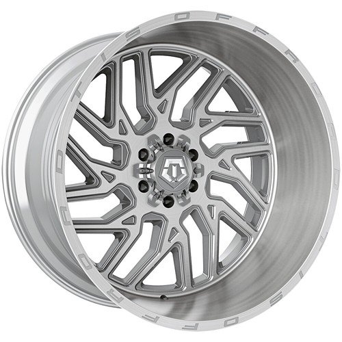 TIS 544BSM 22x12 8x170 -44mm Brushed Wheel Rim 22