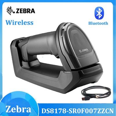 Zebra DS8178-SR0F007ZZCN 2D Wireless USB Handheld Barcode Scanner Kit w/ Cradle