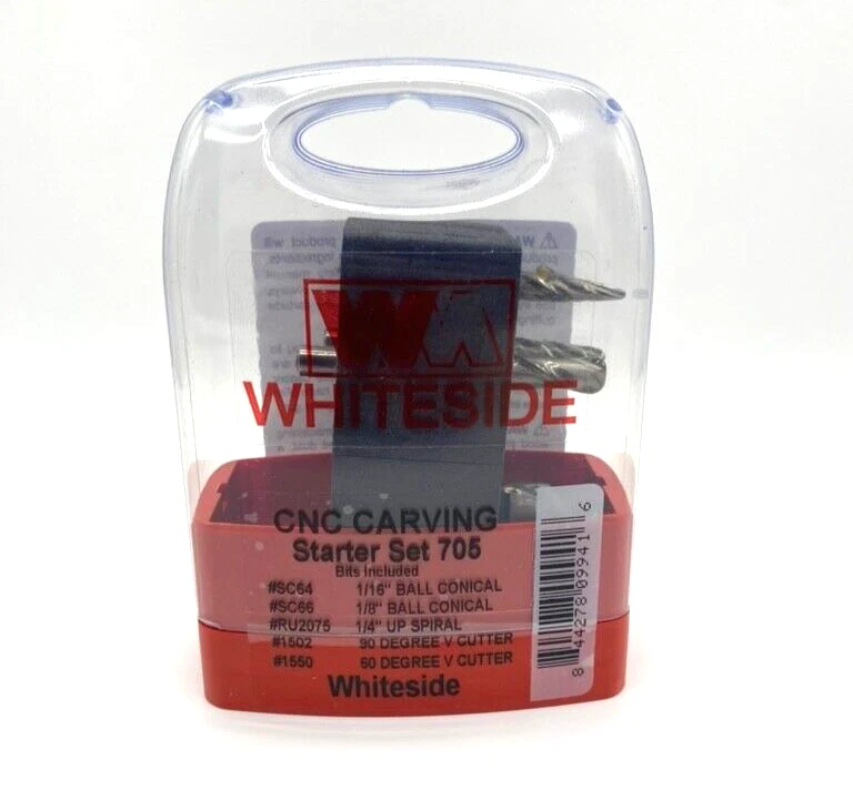 Juego de inicio de brocas de enrutador CNC Whiteside de 5 piezas Foto 4 de 4
