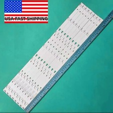 8Pcs LED Strips For TCL T0T 55D2700 UD 8X7 3030C V1 55US5800 55US57 55US57TGAA
