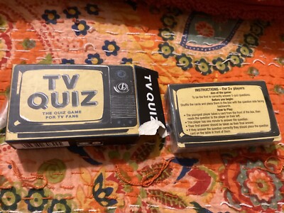 TV QUIZ - THE SEALED!! CARD  GAME FOR TV FANS BY PALADONE/ FREE POSTAGE
