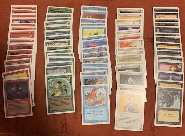 mtg revised edition card list Magic: The Gathering Trading Card Games Revised Edition Sets for sale