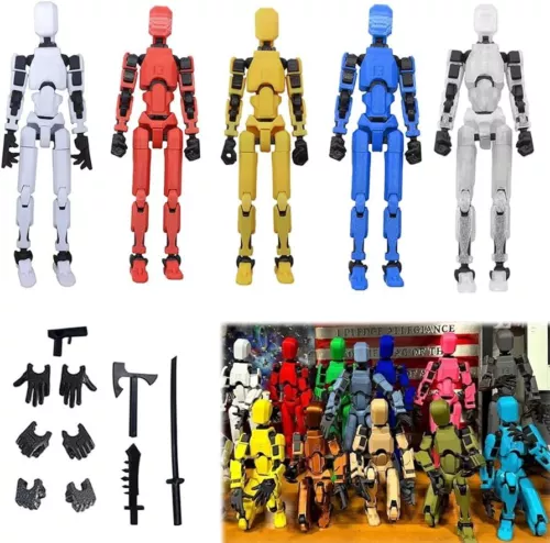T13 Action Figure Titan 13Action Figure Robot Action Figure 3D Printed Action - Picture 2 of 29