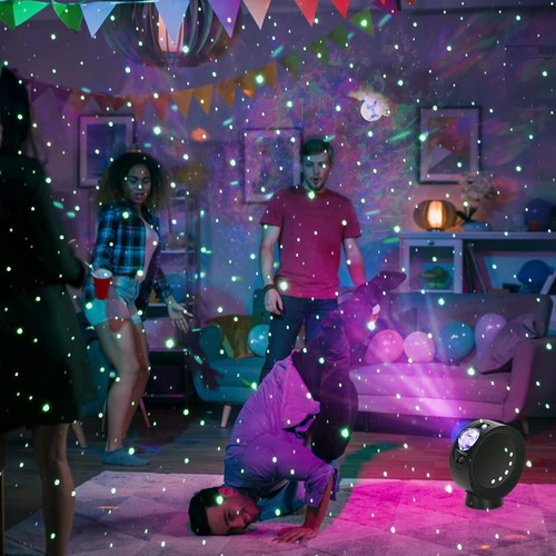 Galaxy Star Projector with Remote | LED Ceiling Light, Timer, Adjustable Bright - Picture 2 of 8