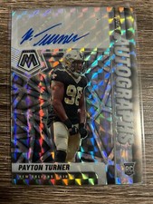 PAYTON TURNER 2021 Panini Mosaic Prizm Rookie Autographs Mosaic