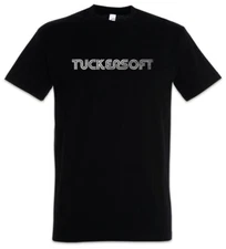 Tuckersoft T-Shirt Black Logo Symbol Mirror Sign Game Bandersnatch Mohan Thakur