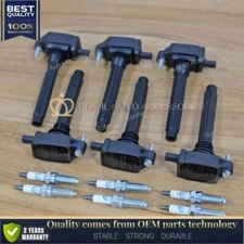 6 Pack Ignition Coils & Spark Plugs For Chrysler Jeep Dodge Ram 3.6L UF648