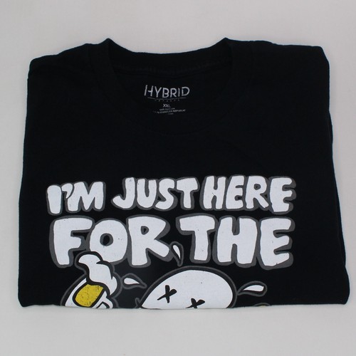 I'm Just Here For The Boos 2XL Camiseta Negra Ropa Híbrida Halloween - Imagen 6 de 7