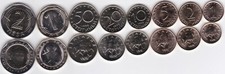 Bulgaria __ set 8 coins 1 2 5 10 20 50 Stotinki - 1 2 Leva 1999 - 2015 UNC