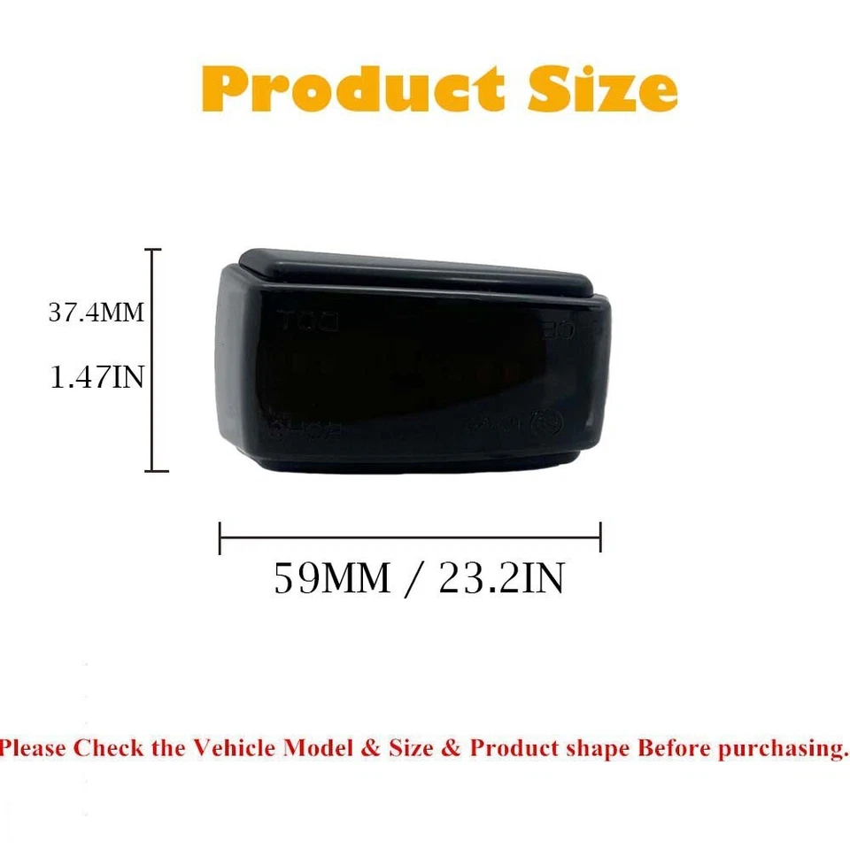 Dynamic LED Side Marker Lights Blinker Lamp For Volvo C70 S40 S70 V90 V40 V70 Foto 3 de 4