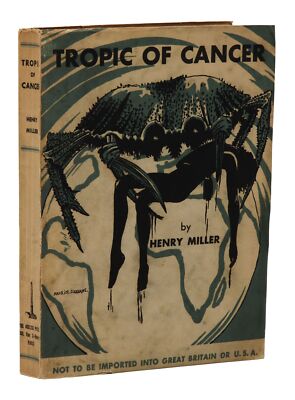 Tropic of Cancer ~ HENRY MILLER ~ First Edition ~ 1st ~ 1934