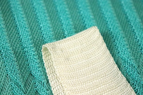 M Missoni Sz 8 Teal Green White Colorblock ZigZag Knit Tunic Tank Top Shirt - Picture 6 of 7