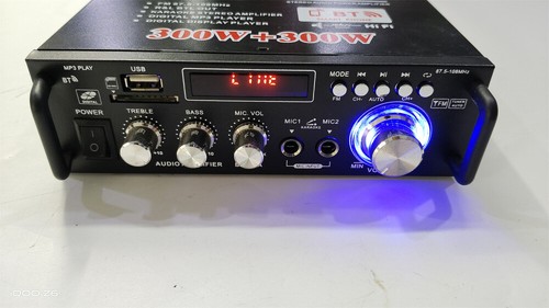600W Bluetooth Mini Verstärker HiFi Power Audio Stereo Bass Amplifier USB MP3 FM - Bild 14 von 16