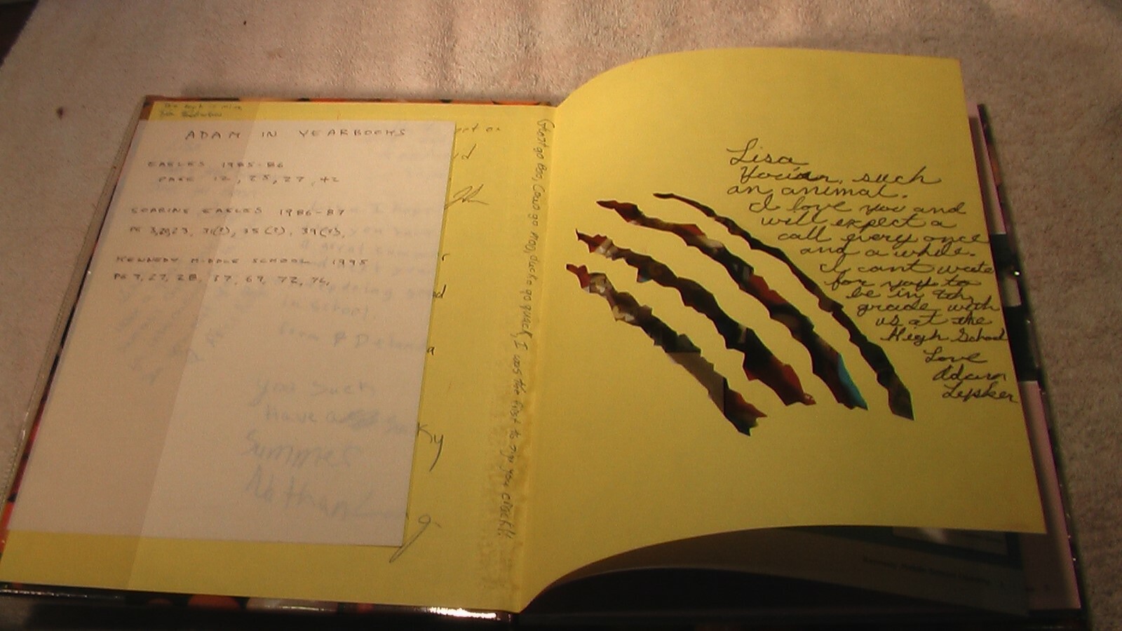 Kennedy Middle School Barstow yearbook 1995 eBay