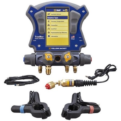Yellow Jacket 40881 TITANMAX Digital Manifold Basic Kit