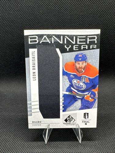 2025-26 SP Game Used - Leon Draisaitl Stanley Cup Finals Banner Year #BYSC-LD