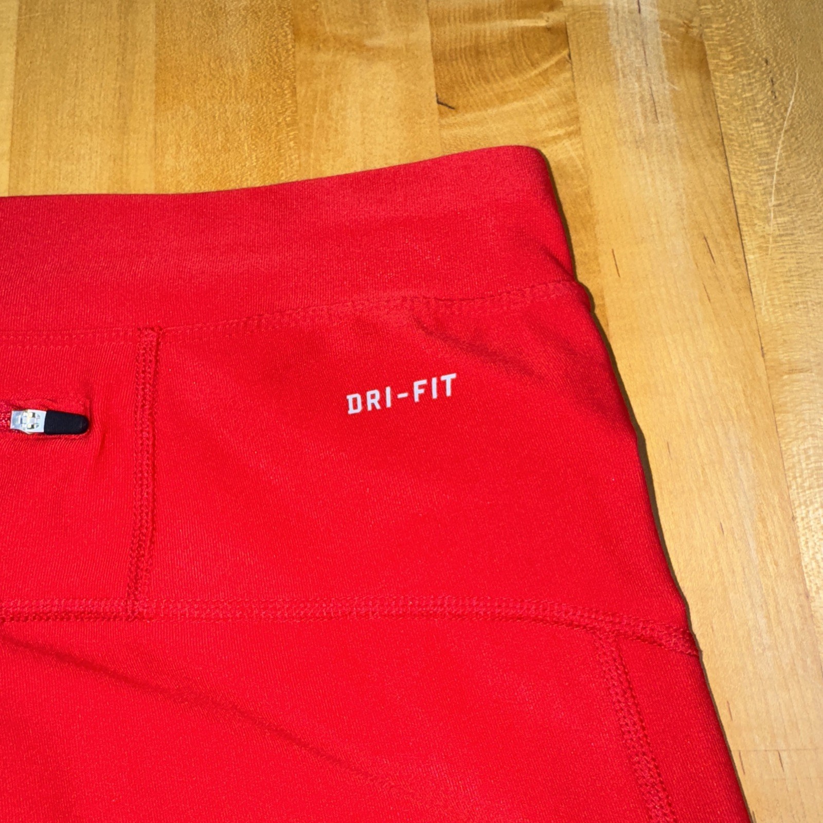 Nike Women's Solid Essential Red Zip Back Pocket … - image 9