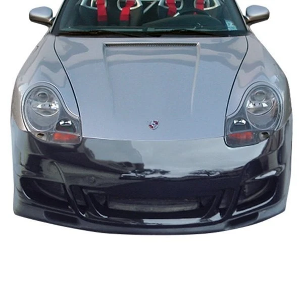 For Porsche Boxster 1997-2004 KBD GT 3 Style Front Bumper Lip Unpainted - Image 3 of 4