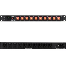 The PoEstore 10 Outlets 1U Horizontal PDU Network Rackmount Power Strip. R11