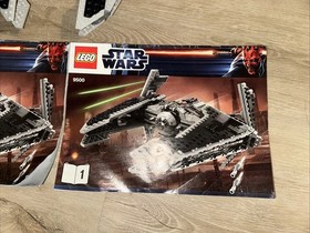 LEGO 9500 Star Wars: Sith Fury-Class Interceptor Ship 99% Complete No Figs