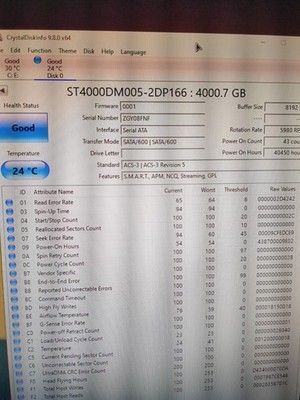 Seagate 4TB Barracuda ''good'' ST4000DM005
