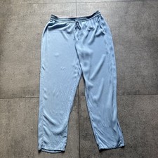 Diane von Fürstenberg Seidenhose blau Gr M/38