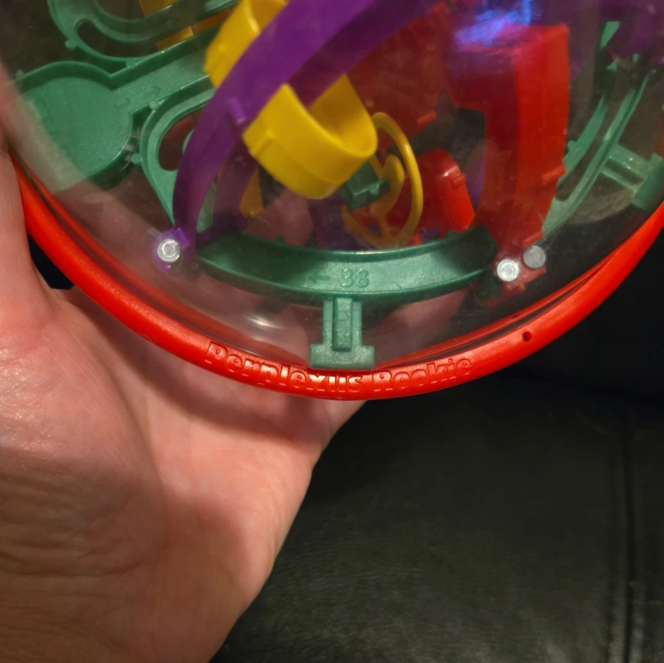 PERPLEXUS ROOKIE 3D Puzzle Maze Ball Game Toy Labyrinth RED - Image 2 of 4