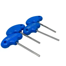 Big Kaiser 9294 T-Handle 3mm Hex Keys Allen Wrenches Made in USA Lot of 4
