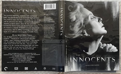 The Innocents (Blu-ray, 2014) Criterion Spine #727. Jack Clayton.