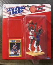 1989 Kenner Starting Lineup One on One Michael Jordan Isiah Thomas Figures RARE