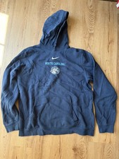 Vintage Norte Carolina UNC Pullover Hoodie Nike Large