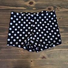 Girls Balera Black White Polka Dot Dance Shorts Size MC Jazz Ballet Dancewear
