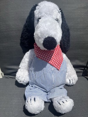 Vtg Snoopy Plush w/ Train Suit Peanuts Character United Feature Syndicate 1968