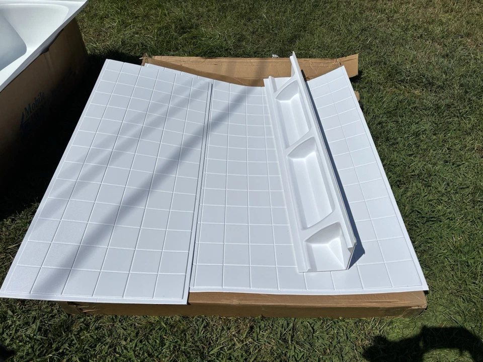 Ducha envolvente 54x 27 blanca Foto 2 de 2