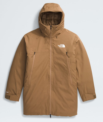 $400 The North Face MTN Range Down Parka Winter Jacket Coat Size M Utility Brown