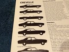 1972 & 1973 Chevelle Dealer Showroom Sales Promo Posters Malibu SS Heavy Chevy — photo 9