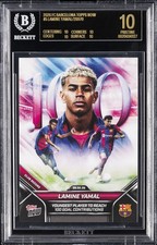 2026 FC BARCELONA TOPPS NOW #5 LAMINE YAMAL BGS 10 BLACK LABEL