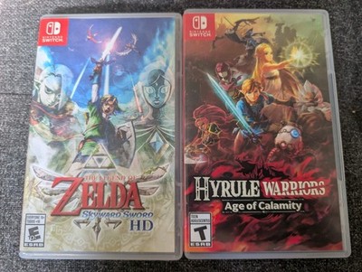Nintendo Switch Zelda Lot: Skyward Sword HD and Hyrule Warriors: Age of Calamity